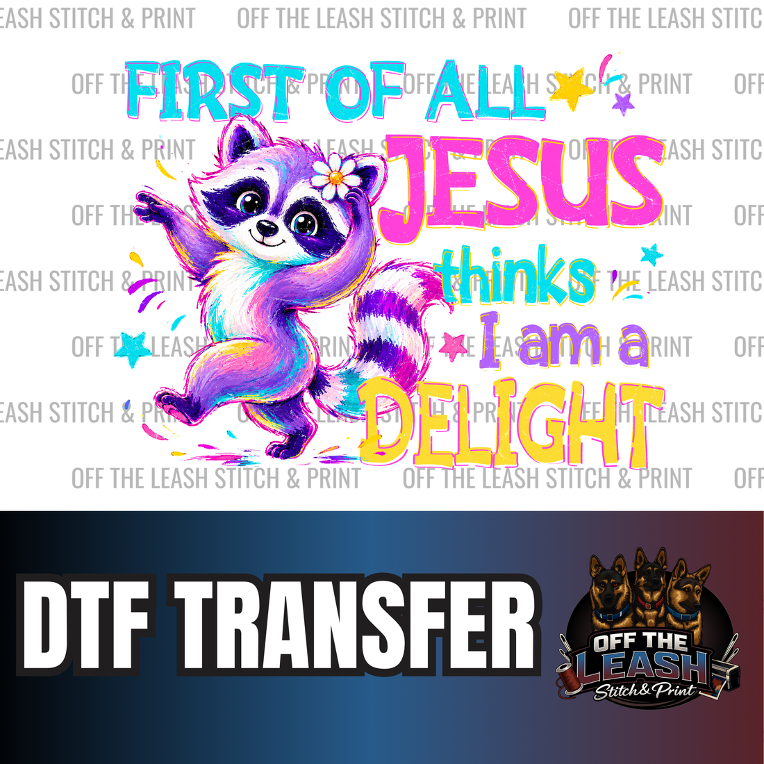 First of all Jesus thinks I am a delight